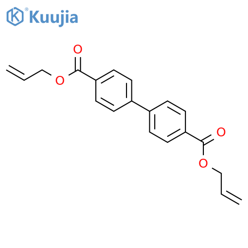[1,1'-Biphenyl]-4,4'-dicarboxylic acid, di-2-propenyl ester structure