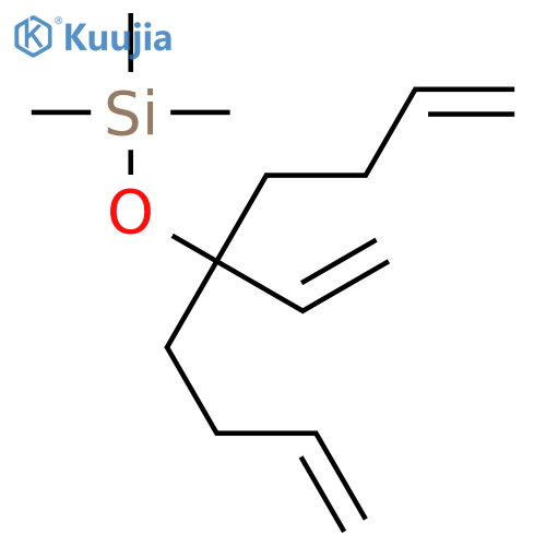 Silane, [[1-(3-butenyl)-1-ethenyl-4-pentenyl]oxy]trimethyl- structure