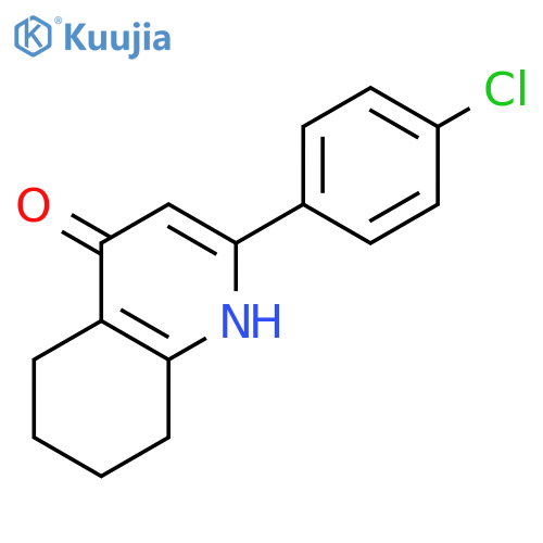 4(1H)-Quinolinone, 2-(4-chlorophenyl)-5,6,7,8-tetrahydro- structure