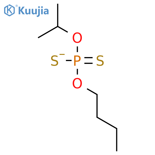 Phosphorodithioic acid, O-butyl O-(1-methylethyl) ester structure