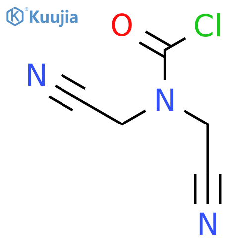 N,N-bis(cyanomethyl)carbamoyl chloride structure