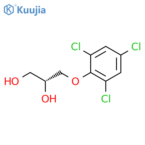 1,2-Propanediol, 3-(2,4,6-trichlorophenoxy)-, (R)- structure