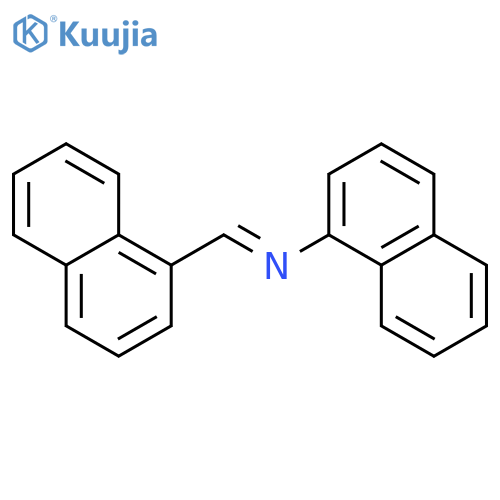 1-Naphthalenamine, N-(1-naphthalenylmethylene)- structure