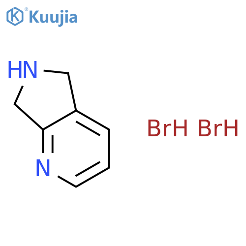 5H,6H,7H-pyrrolo3,4-bpyridine dihydrobromide structure