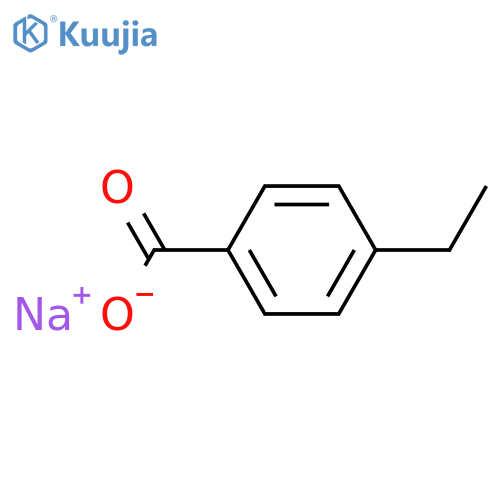Benzoic acid, 4-ethyl-, sodium salt structure