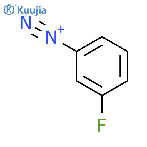 Benzenediazonium, 3-fluoro- structure