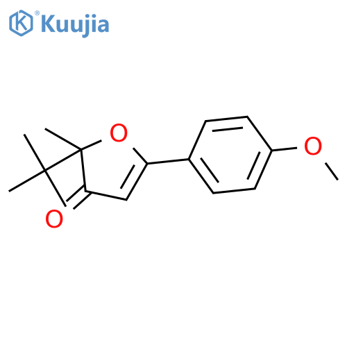 3(2H)-Furanone, 2-(1,1-dimethylethyl)-5-(4-methoxyphenyl)-2-methyl- structure
