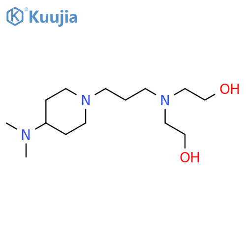 ETHANOL, 2,2'-[[3-[4-(DIMETHYLAMINO)-1-PIPERIDINYL]PROPYL]IMINO]BIS- structure