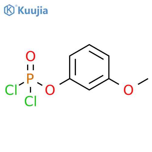 Phosphorodichloridic acid, 3-methoxyphenyl ester structure