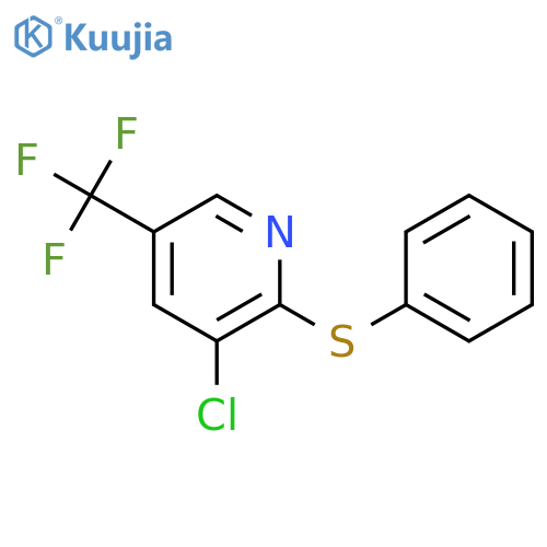 3-Chloro-2-(phenylsulfanyl)-5-(trifluoromethyl)pyridine structure