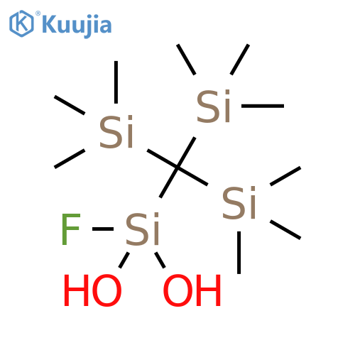 Silanediol, fluoro[tris(trimethylsilyl)methyl]- structure