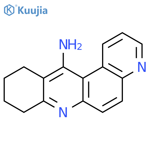 Benzo[b][4,7]phenanthrolin-12-amine, 8,9,10,11-tetrahydro- structure