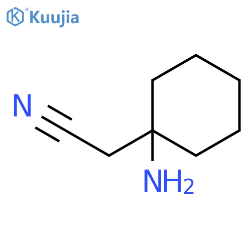 Cyclohexaneacetonitrile, 1-amino- structure
