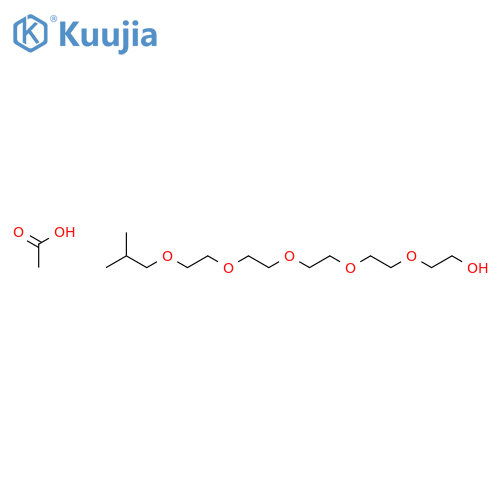 3,6,9,12,15-Pentaoxaoctadecan-1-ol, 17-methyl-, acetate structure