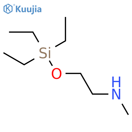 Ethanamine, N-methyl-2-[(triethylsilyl)oxy]- structure