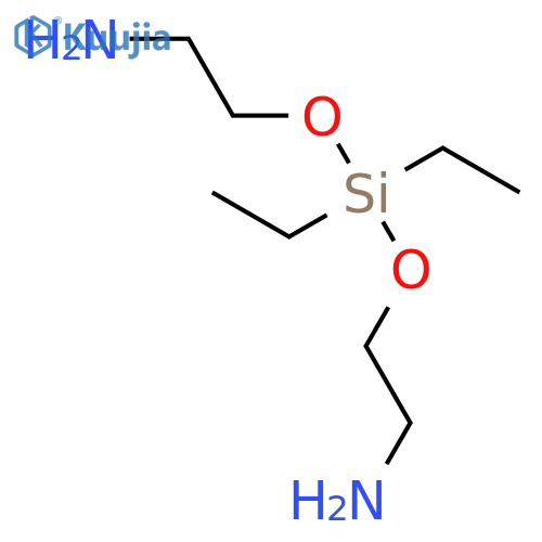 2,2'-[(diethylsilanediyl)bis(oxy)]diethanamine structure