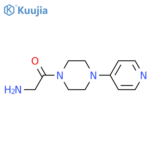 2-amino-1-(4-(pyridin-4-yl)piperazin-1-yl)ethan-1-one structure