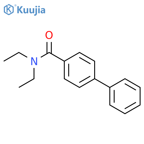 N,N-diethyl-1,1'-biphenyl-4-carboxamide structure