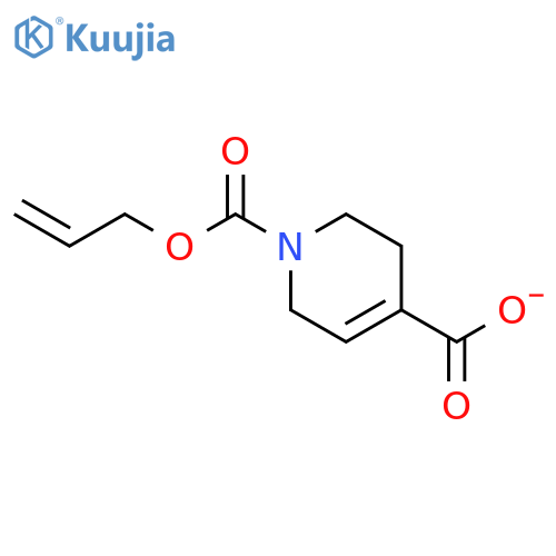 1-(prop-2-en-1-yloxy)carbonyl-1,2,3,6-tetrahydropyridine-4-carboxylic acid structure