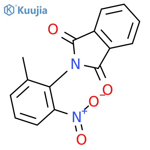 1H-Isoindole-1,3(2H)-dione, 2-(2-methyl-6-nitrophenyl)- structure