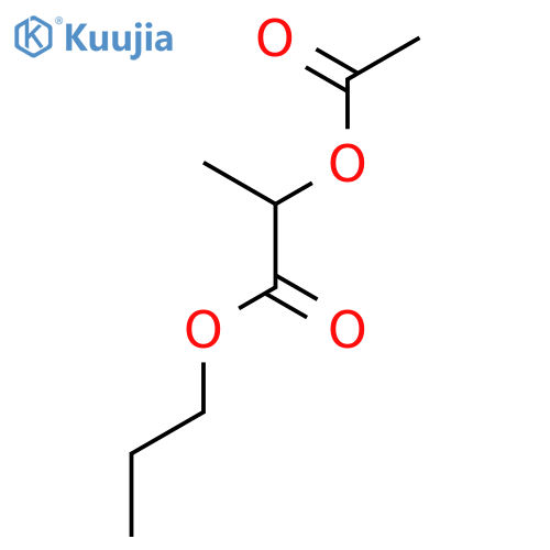 propyl 2-(acetyloxy)propanoate structure
