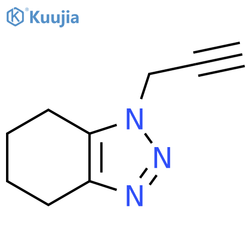 1-(Prop-2-yn-1-yl)-4,5,6,7-tetrahydro-1H-1,2,3-benzotriazole structure