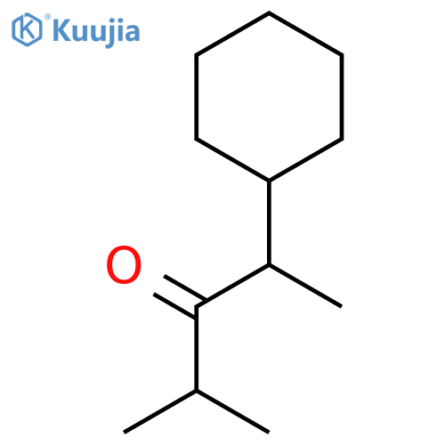 3-Pentanone, 2-cyclohexyl-4-methyl- structure