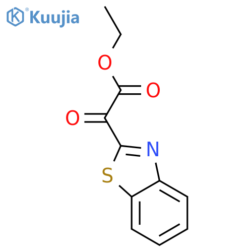 ethyl 2-(1,3-benzothiazol-2-yl)-2-oxoacetate structure