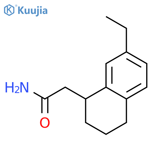 1-Naphthaleneacetamide, 7-ethyl-1,2,3,4-tetrahydro- structure