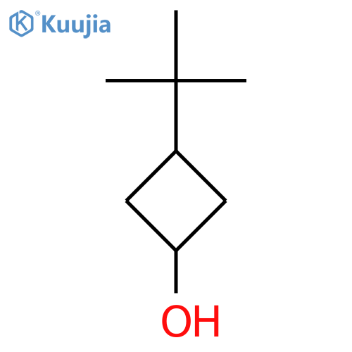trans-3-t-butylcyclobutanol structure