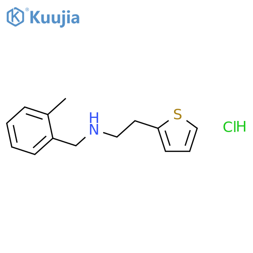 2-Thiopheneethanamine, N-[(2-methylphenyl)methyl]-, hydrochloride structure