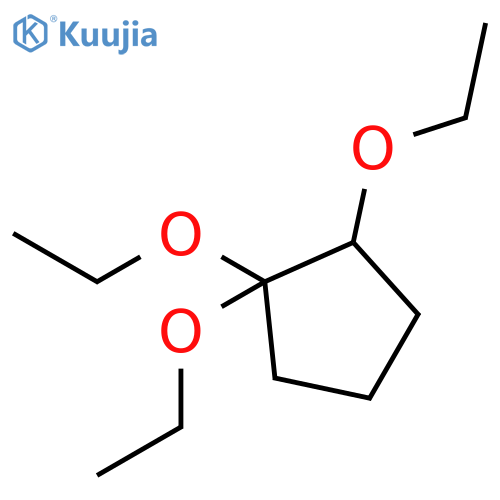 Cyclopentane, 1,1,2-triethoxy- structure