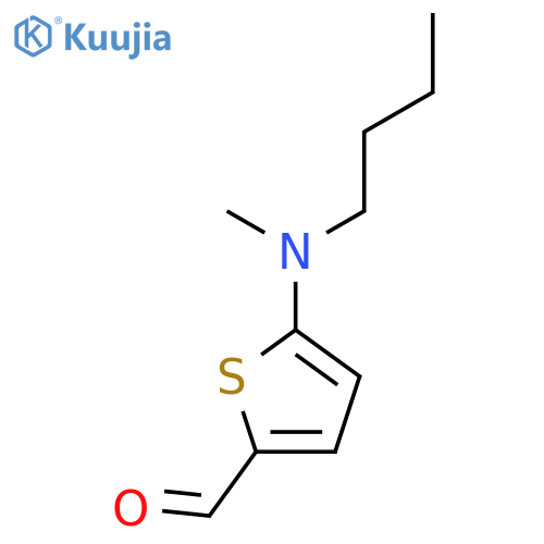 2-Thiophenecarboxaldehyde, 5-(butylmethylamino)- structure