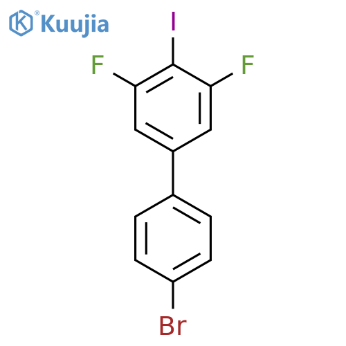1,1'-Biphenyl, 4'-bromo-3,5-difluoro-4-iodo- structure