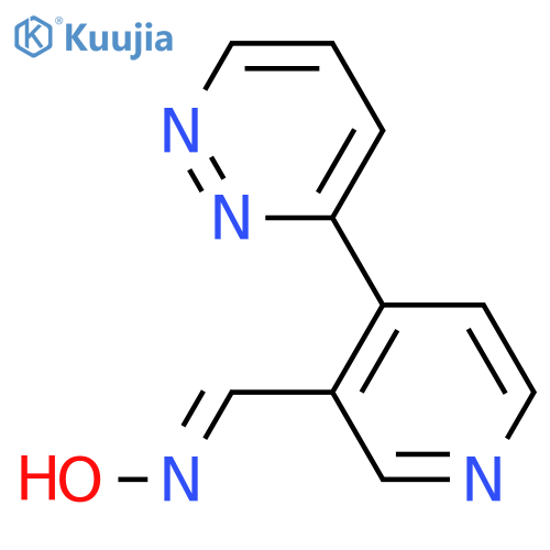 Methanone, 4-pyridazinyl-3-pyridinyl-, oxime structure