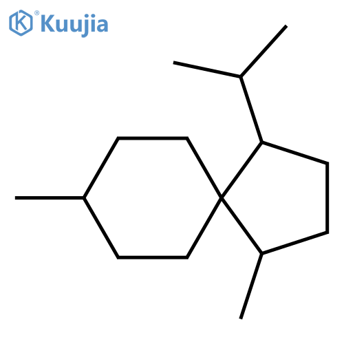 1,8-Dimethyl-4-(propan-2-yl)spiro[4.5]decane structure