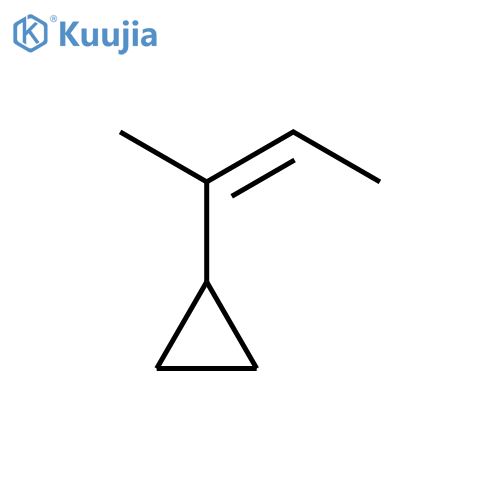 cyclopropane, 1-methyl-1-(1-propenyl)-, (e) structure