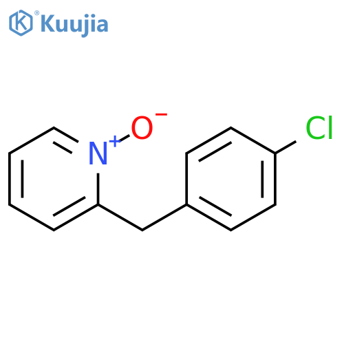 Pyridine, 2-[(4-chlorophenyl)methyl]-, 1-oxide structure