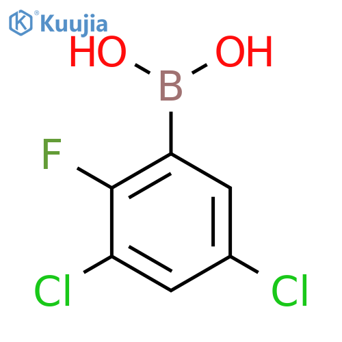 3,5-Dichloro-2-fluorophenylboronic Acid structure