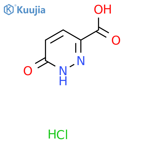 6-Hydroxypyridazine-3-carboxylic acid hydrochloride structure