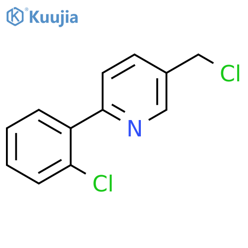 5-(chloromethyl)-2-(2-chlorophenyl)pyridine structure