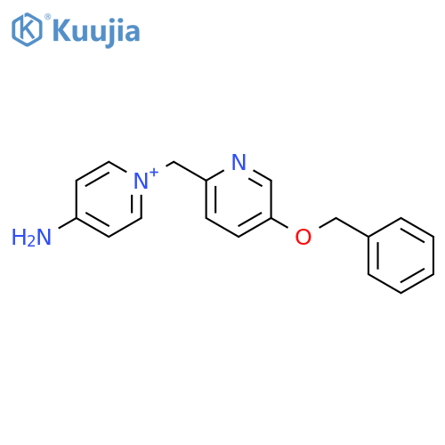 PYRIDINIUM, 4-AMINO-1-[[5-(PHENYLMETHOXY)-2-PYRIDINYL]METHYL]- structure