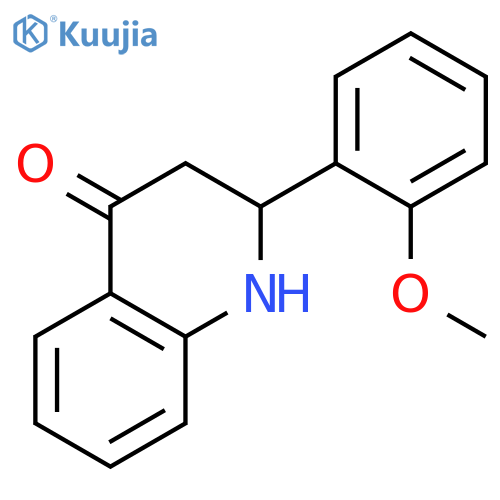 4(1H)-Quinolinone, 2,3-dihydro-2-(2-methoxyphenyl)- structure
