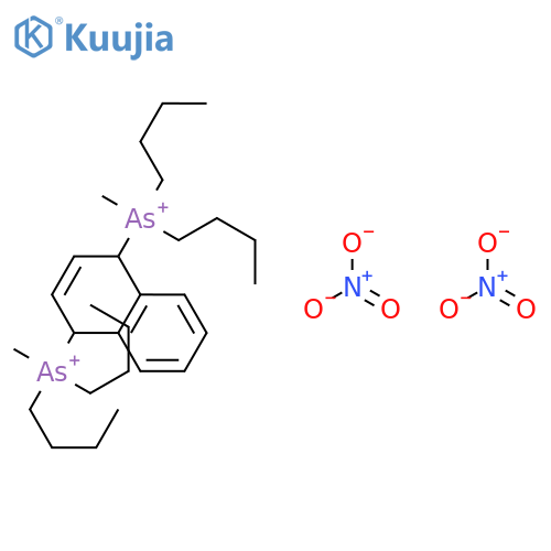 Arsonium, (1,4-dihydro-1,4-naphthalenediyl)bis[dibutylmethyl-, dinitrate structure