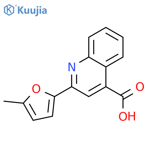 2-(5-methylfuran-2-yl)quinoline-4-carboxylic acid structure