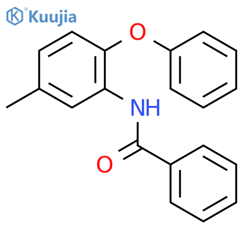 Benzamide, N-(5-methyl-2-phenoxyphenyl)- structure