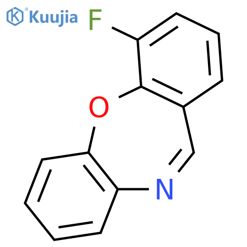 Dibenz[b,f][1,4]oxazepine, 4-fluoro- structure