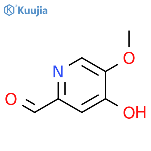 4-hydroxy-5-methoxypyridine-2-carbaldehyde structure