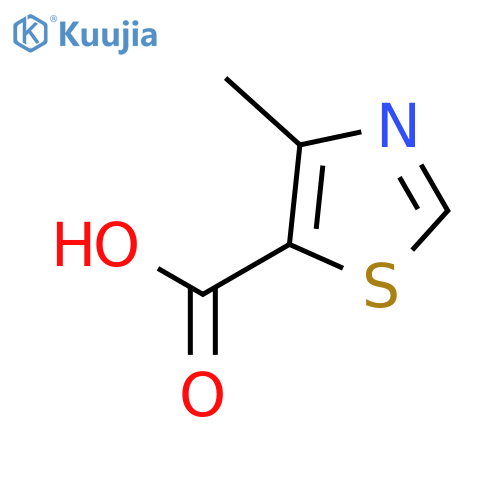 4-methyl-1,3-thiazole-5-carboxylic acid structure