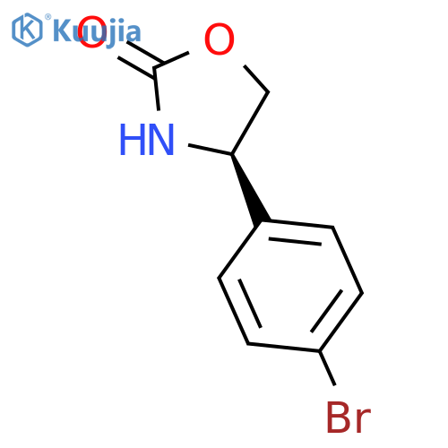 2-Oxazolidinone, 4-(4-bromophenyl)-, (R)- structure